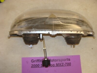 2000 SKI DOO MXZ 700 ZX chassis oem headlight w bulbs adjuster