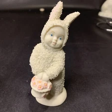Department 56 Snowbabies “A Basket Of Cheer” Easter Figurine 2000