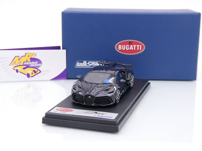 Look Smart LS497H # Bugatti Divo Baujahr 2018 '' Blue Carbon Glossy '' 1:43 NEU