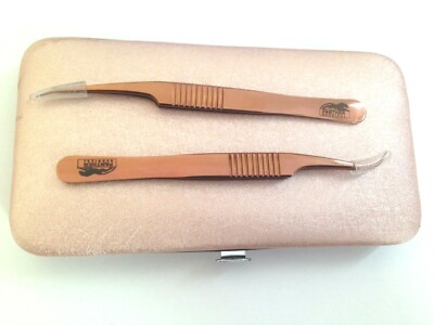 Beauty Care Gold, Titan, Schwarz, Rose Plated Falsche Eye Lash Extension Pinzette