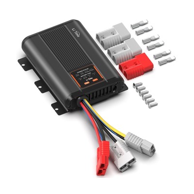 LiTime 12V 40A DC-DC Dual Input Battery Charger with MPPT fit for 12V LiFePO4...