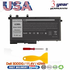 Battery 3DDDG for Dell Latitude E5280 E5480 E5490 E5580 5590 Precision 3520 3530