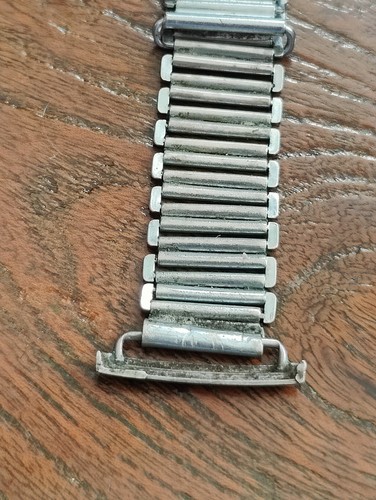 Military Rollpress bamboo bonklip Style 1950's watch strap - Picture 8 of 9