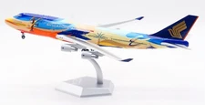 1:200 SQ Wings Singapore Airlines Boeing B747-400 9V-SPK Diecast Aircraft Model