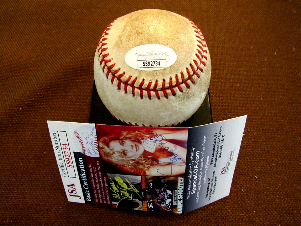 GARY CARTER MONTREAL EXPOS NY METS HOF EARLY SIGNED AUTO ONL GU'ED BASEBALL JSA - Image 3 of 4