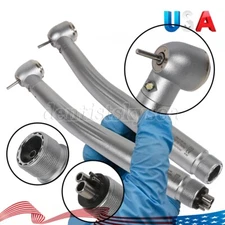 Dental NSK style LED Fiber Optic High Speed Handpiece E-generator 2/4Holes YBB/M