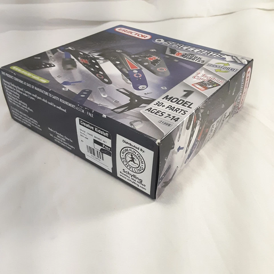 Erector Set 2100B Space Chaos Dark Pirates 2010 Mecano New In Box Sealed - Image 3 of 3