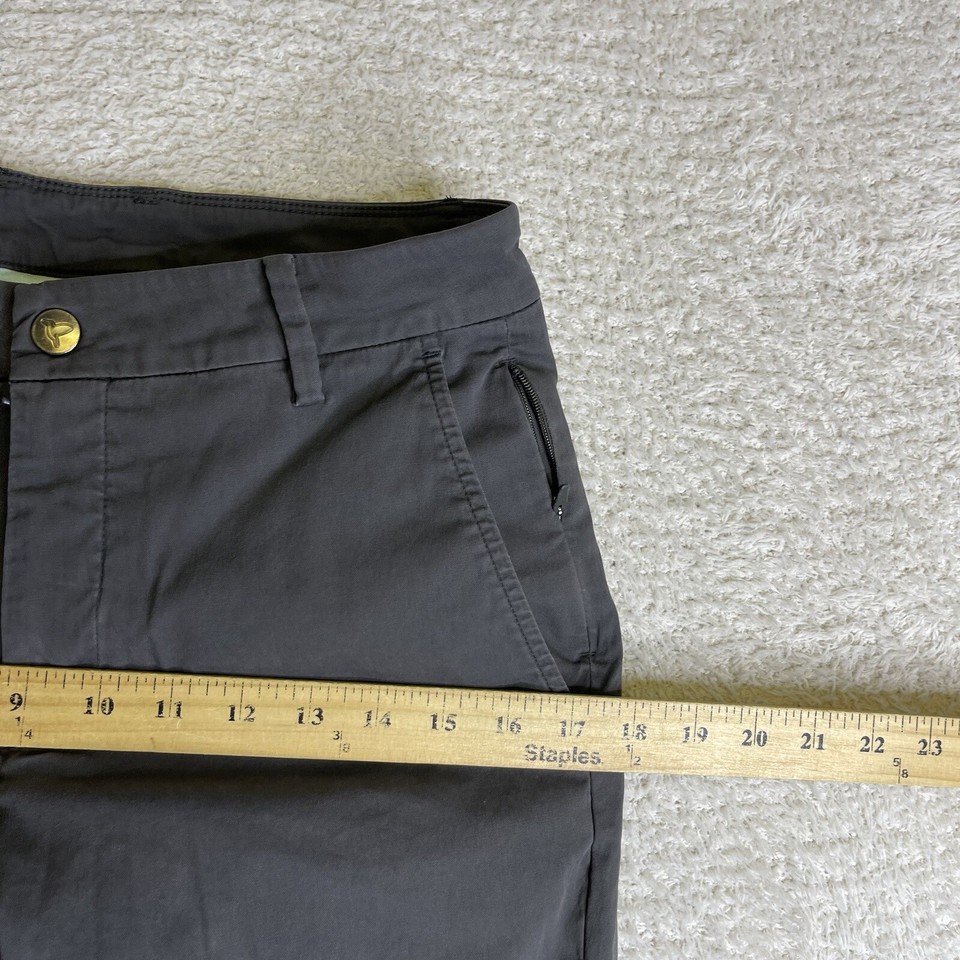 Bird Dogs Pants Mens 30x30 Gray Boomstick Lined Slim Leg Performance