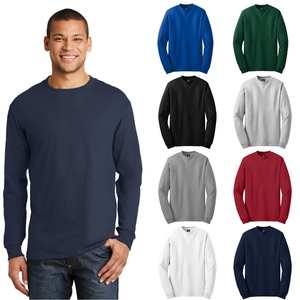 hanes heavyweight long sleeve t shirts