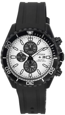 Citizen Promaster Solar Chronograph Weiß Zifferblatt CA0825-05A 200M Herrenuhr
