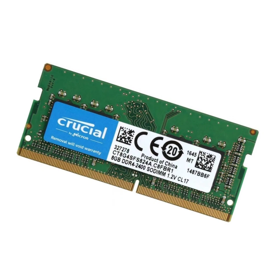 Crucial 16GB 2X8GB DDR4 2400MHz PC4-19200 Laptop SODIMM Memory Ram CT8G4SFS824A - Image 4 of 4