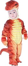 Underwraps Toddler Rust T-Rex Costume Jumpsuit, 4-6 Years