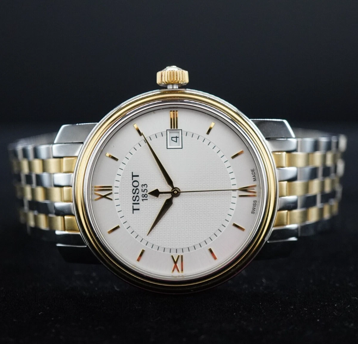 Tissot Bridgeport 40mm Steel Silver Dial Quartz Mens Watch