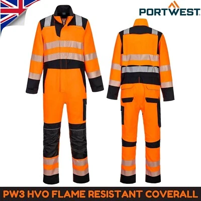 Portwest PW3 HVO Hi-Vis Flammschutz Overall Modaflame FR509 - Bild 1 von 4