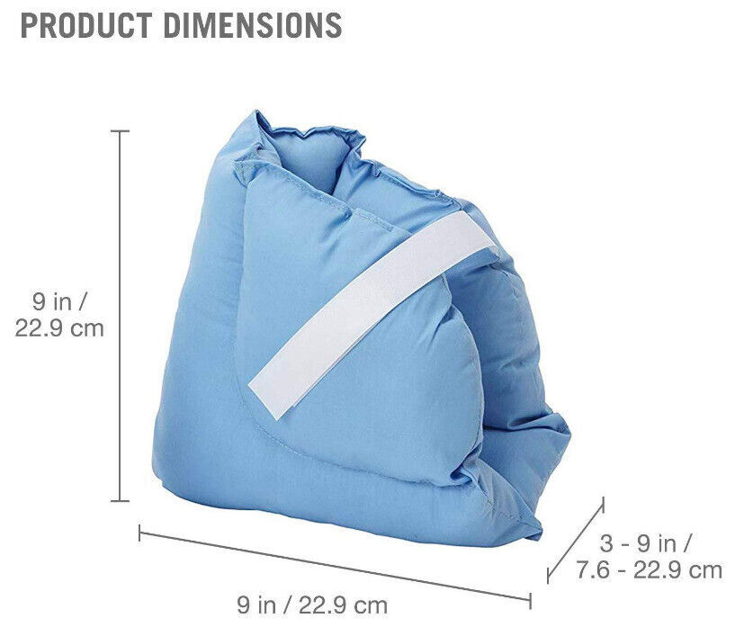 2X Heel Pillows Pads Bed Sore Cushion Heel Protectors for Feet Foot for