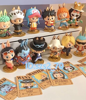 12pcs - Authentic POP MART The One Piece Mini Figure Cute Toy Gift