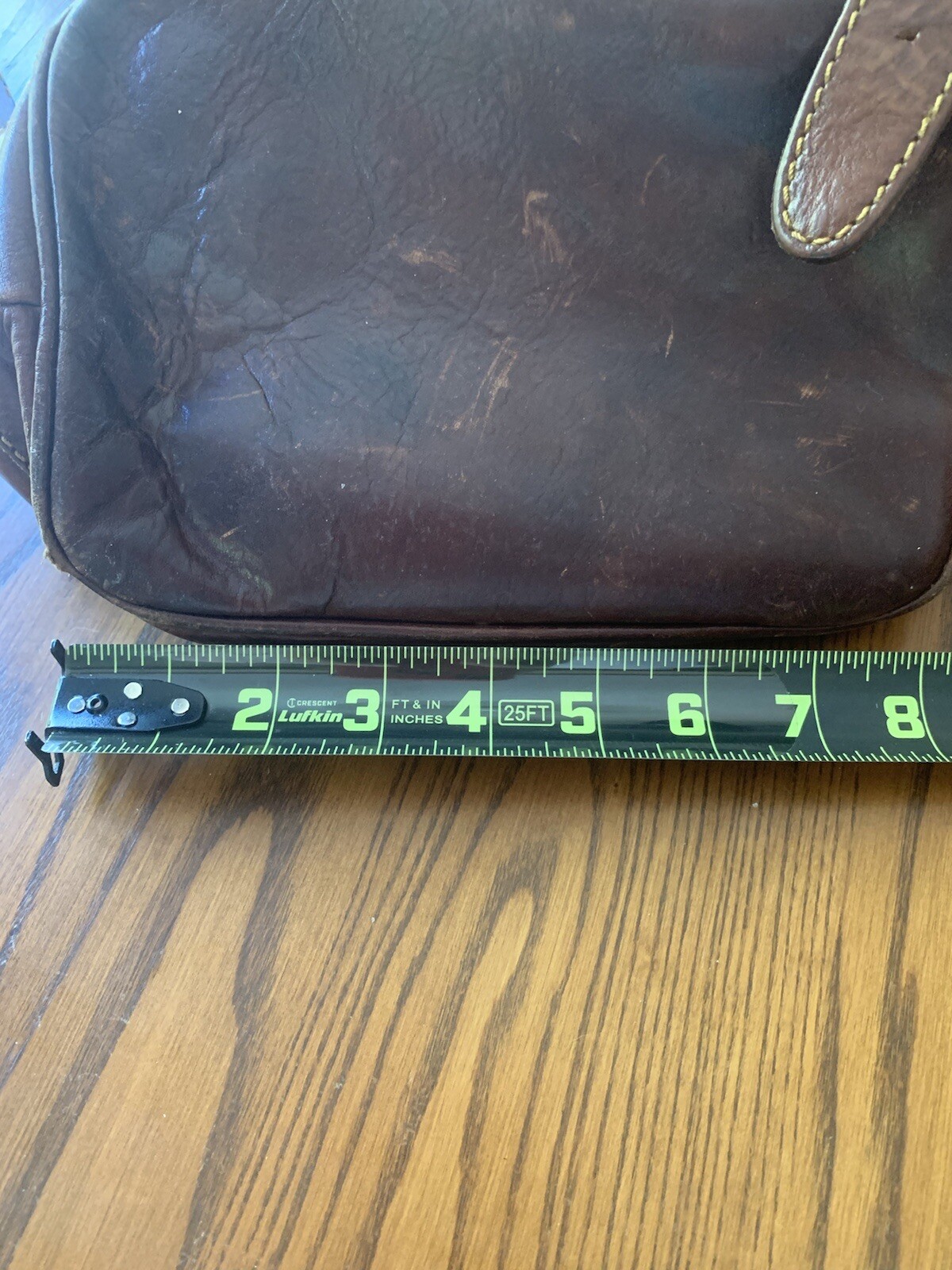 Vintage Italian Leather Women's Backpack Purse Gem