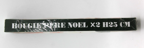 1960s Santa Candles MCM Bougie Pere Noel 10" NIP VTG original cellophane - Picture 3 of 5