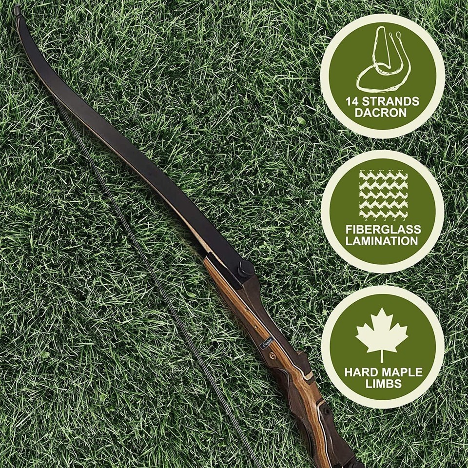 Samick Sage Takedown 62" Hunting Recurve Bow 25-60lb Weight Right ...
