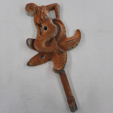 Cast Iron Mermaid Hook Wall Hanger Decor Beach Nautical Towel Holder Decor 8  