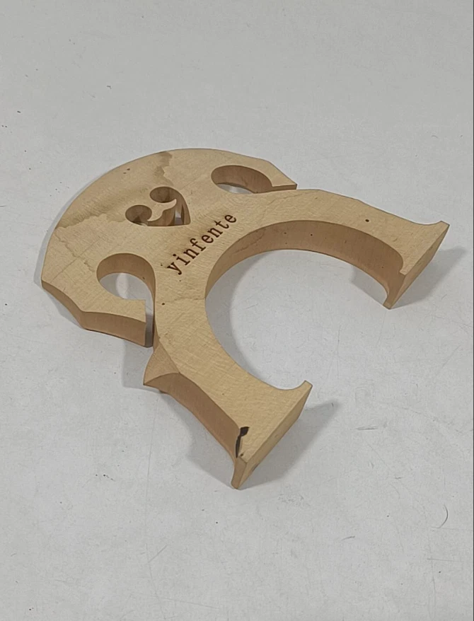 Puente violonchelo Yinfente 4/4 madera de arce reparación repuestos de violonchelo Foto 2 de 4