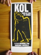 Kings of Leon Poster KOL Concert The Donna Nashville 2005