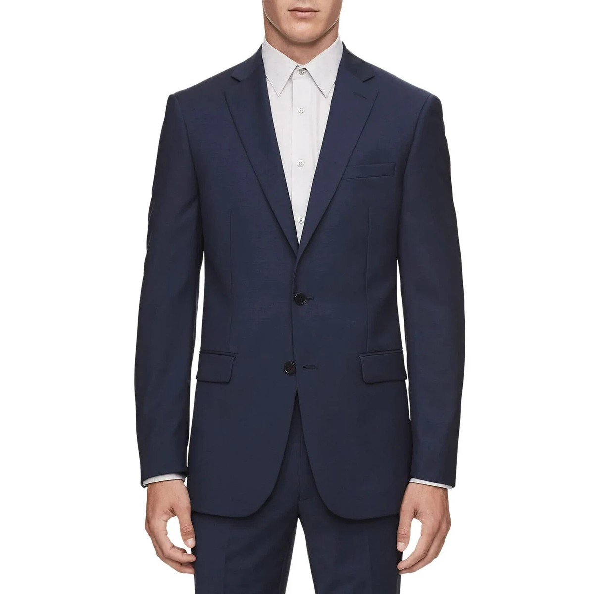 DKNY Men's Modern-Fit Stretch Suit Jacket Color Navy Size 40R
