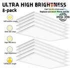 2x4 FT LED Flat Panel Light 5000K Daylight White, 75W Drop Ceiling Office Lights