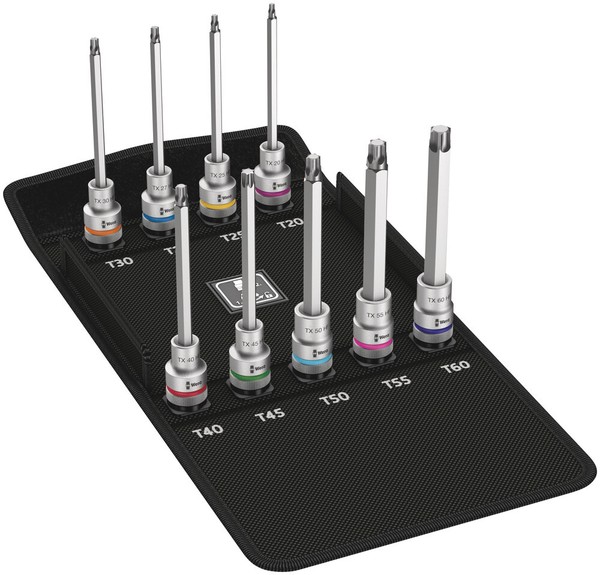 8767 C Torx® Hf 3 Zyklop Bitnuss-Satz Torx®, Mit Haltefunktion, 9-Teilig-image