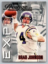 1999 Playoff Prestige EXP #EX57 Brad Johnson Washington Redskins