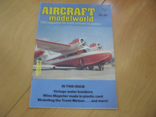 aircraft modelworld march 1987 water bombers miles magister trent meteor