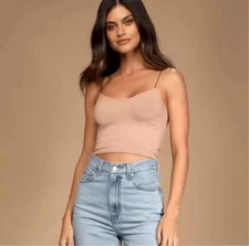 Intimately by Free People Womens Skinny Strap Seamless Brami Top Size XS/S NWOT