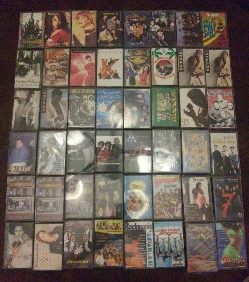 CLEARANCE Cassette Tape Lot - Latin Merengue Salsa Cumbia Tejano Nortena - Image 2 of 4