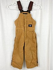 Walls Blizzard Pruf Winter Work Farm Trucker Bibs / Overalls Boy Size 4/5 Canvas