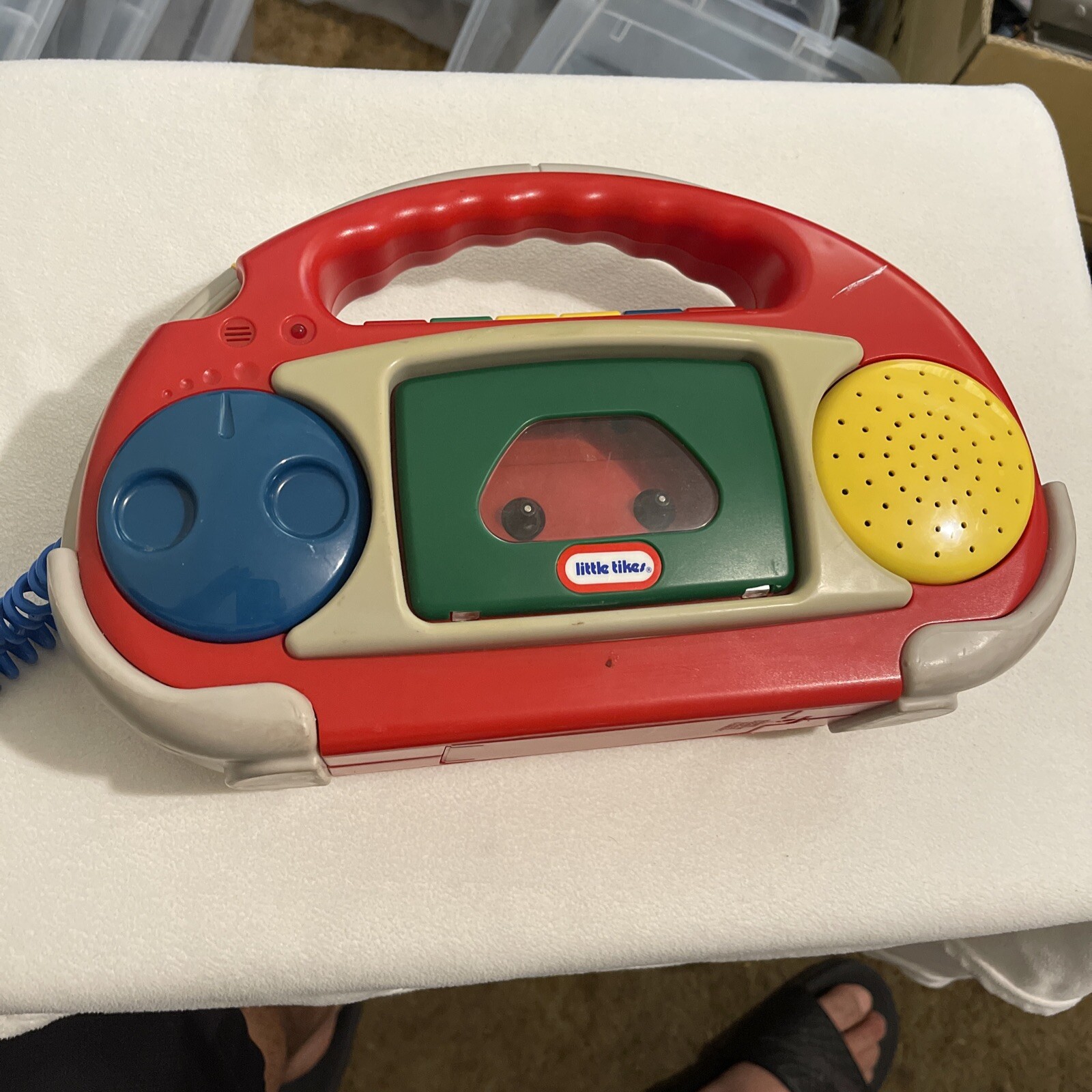 Vintage Little Tikes Rare Cassette Tape Player & Recorder with