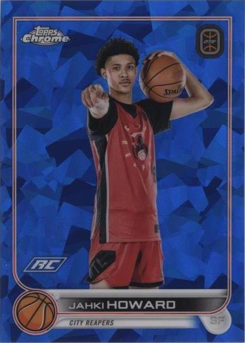 2022-23 Topps Chrome OTE Overtime Elite Sapphire Edition - Jahki Howard #39 - 1 of 2