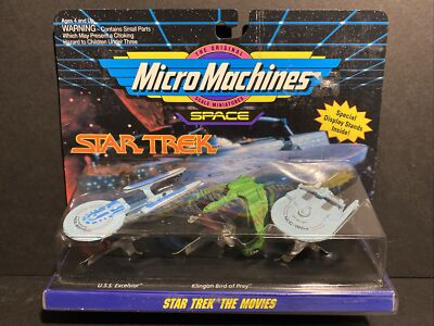 Micro Machines STAR TREK THE MOVIES Collector Set #2 Vessels Vintage 1993 NEW