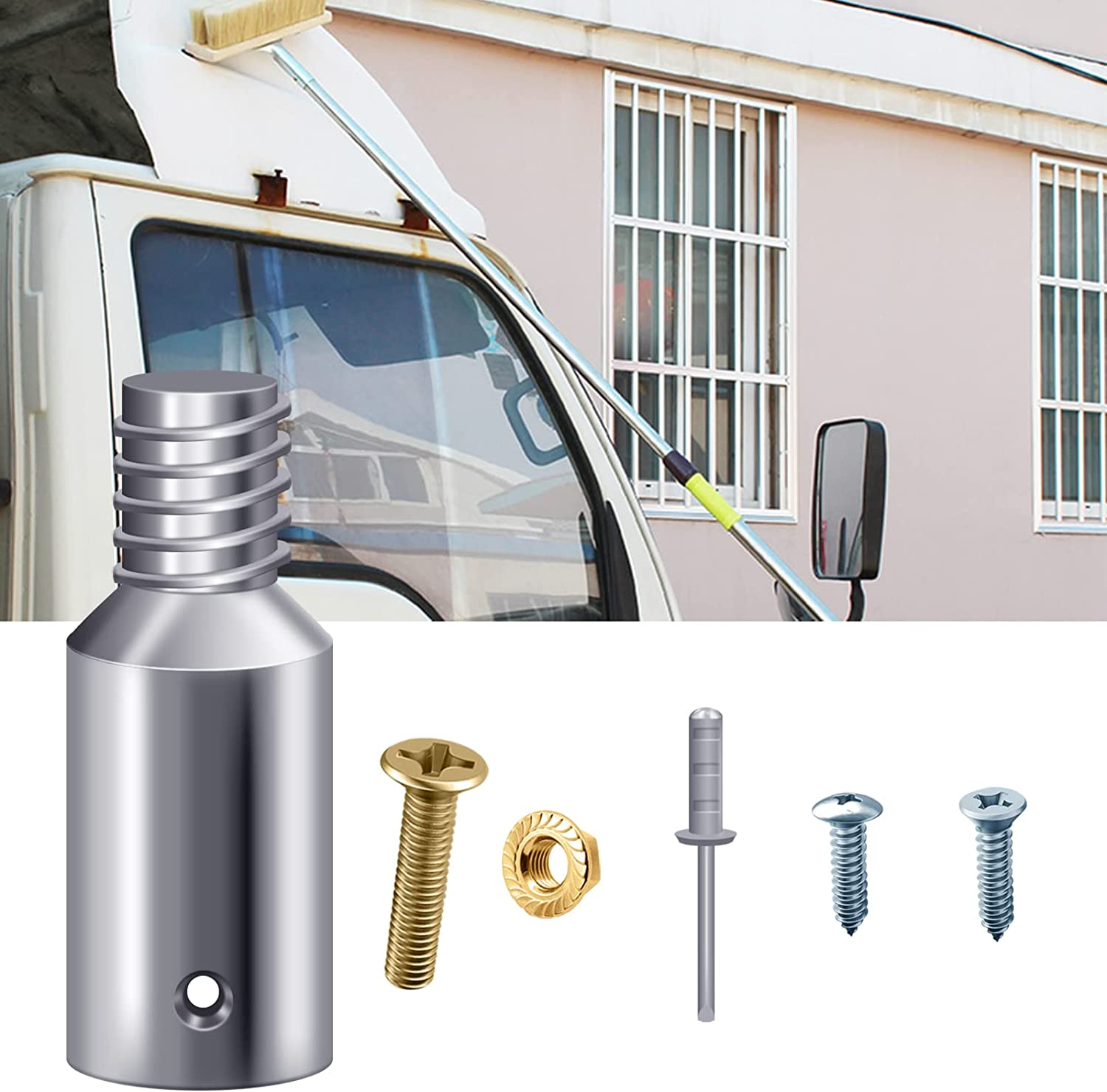 2/4/6 Pcs Threaded Tip Replacement Ultra Threaded Tip Repair Kit Mop