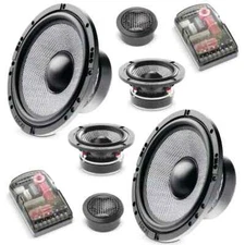 Focal 165 AS3 Access Series 3 Way 6.5" Car Component Speakers Set 80w RMS