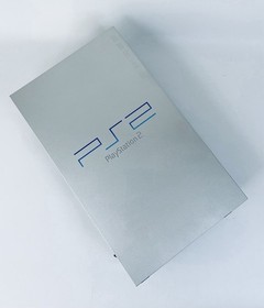 Sony PlayStation 2 SCPH-39000 Silver Console w/ Box Rare Japan Tested PS2　JAPAN