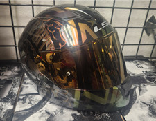 LS2 STREAM SNAKE BITE MOTORCYCLE HELMET LID C...