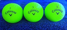 48 Callaway Supersoft Matte Green 5A Mint Golf Balls