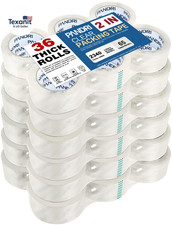 Packing Tape, 36 Rolls Heavy Duty Clear Packaging Tape for Shipping Packaging Mo
