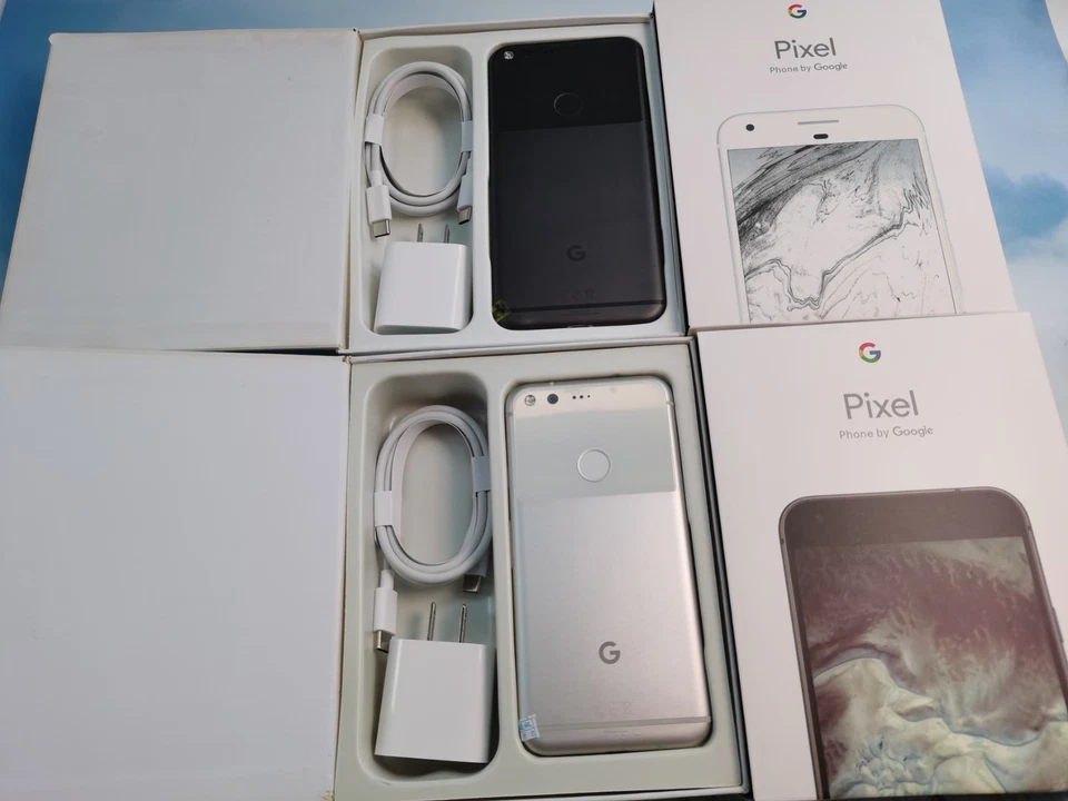 Google Pixel XL /Pixel 1st Gen 32GB/128GB Unlocked 4G Android black/ white phone - Image 4 of 4