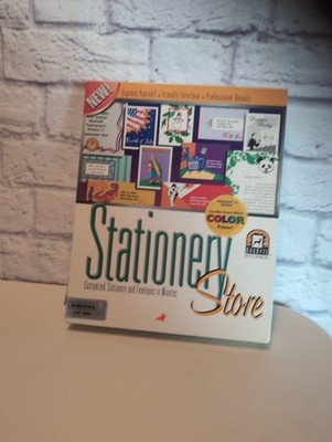 Stationery Store Software Floppy  Discs Vintage Retro 