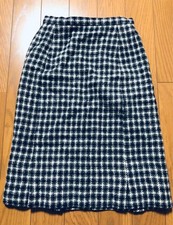 MARGARET HOWELL Harris Tweed Knee-Length Skirt Size M