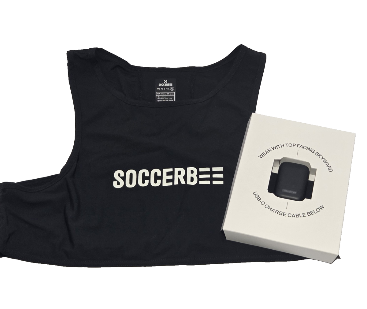 SoccerBee Pro GPS Tracker And Vest (XL) For Tracking Outdoor