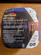 WP1020C 2-1/4 Deep Weatherproof Outlet Cover UV Stabilized Clear, GFCI D...