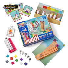hand2mind MathLink Cubes Numberblocks 11-20 Activity Set, 30 0, Multicolored