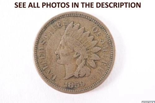 NobleSpirit (TM) Semi-Key 1859 Indian Head Cent XF Extremely Fine